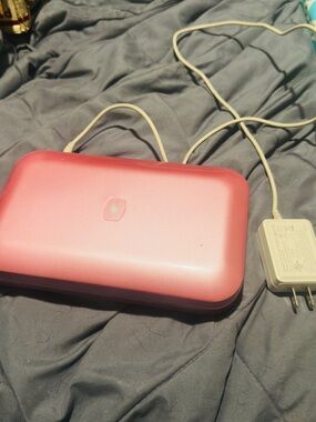 PhoneSoap UV Phone Sanitizer & Charger Pink w/ Power Adapter